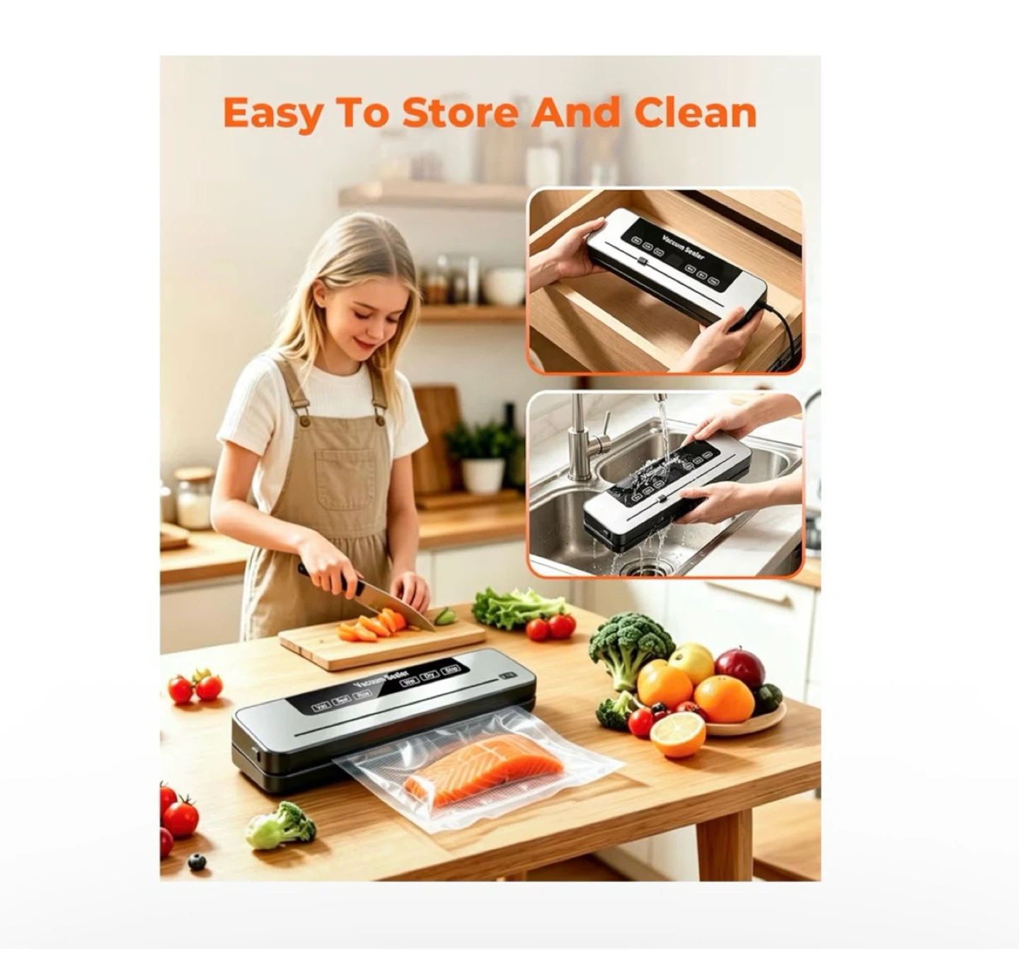 Brand new Vacuum Sealer Machine with 50 Vacuum Bags - photo 5