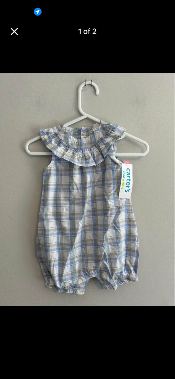 Carter's Baby Plaid Romper
