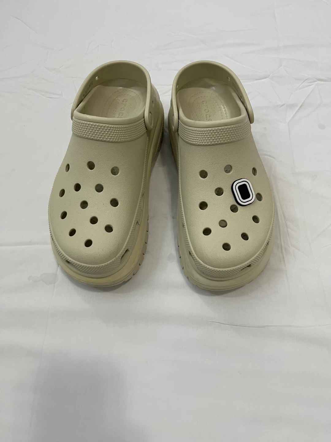 Crocs Platform Clogs Tan