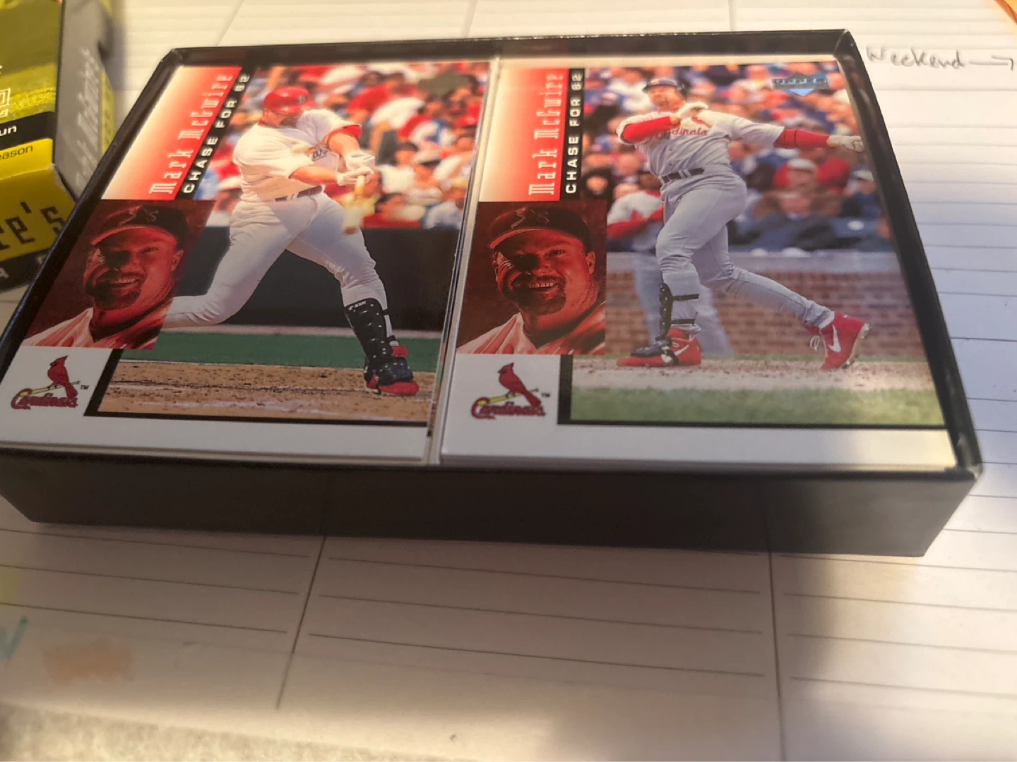 Mark McGwire upperdeck Chase for 62 30 card set - photo 3