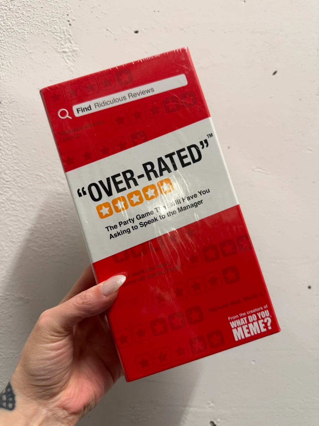 ⚽️New Over-Rated Party Card Game