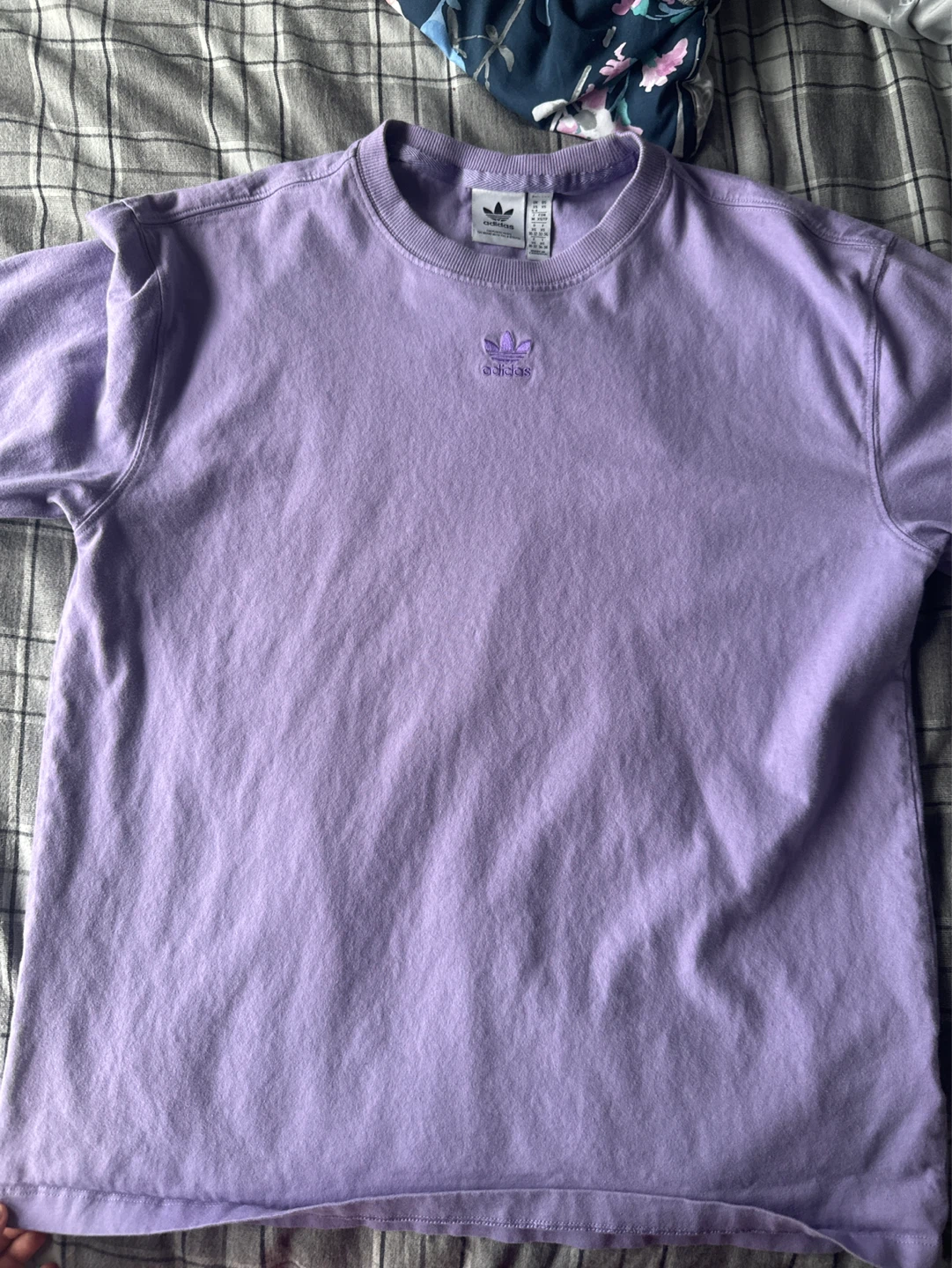Adidas Lavender Shorts and T-Shirt Set - photo 4