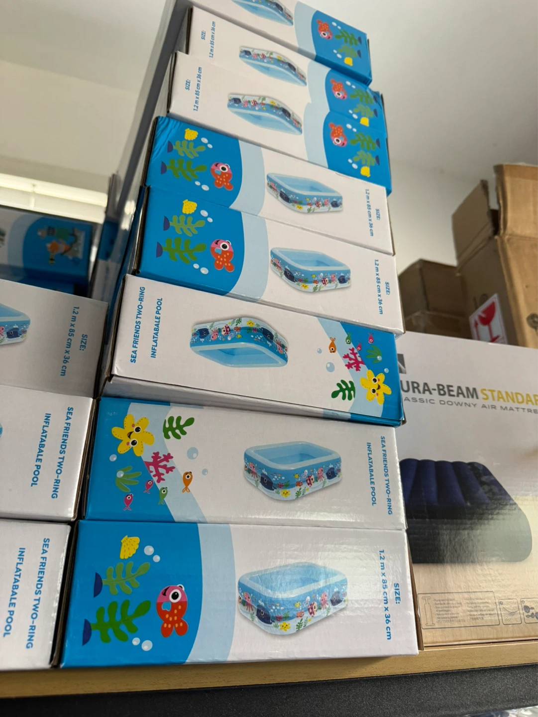 New Sea Friends Two-Ring Inflatable Bale Pool