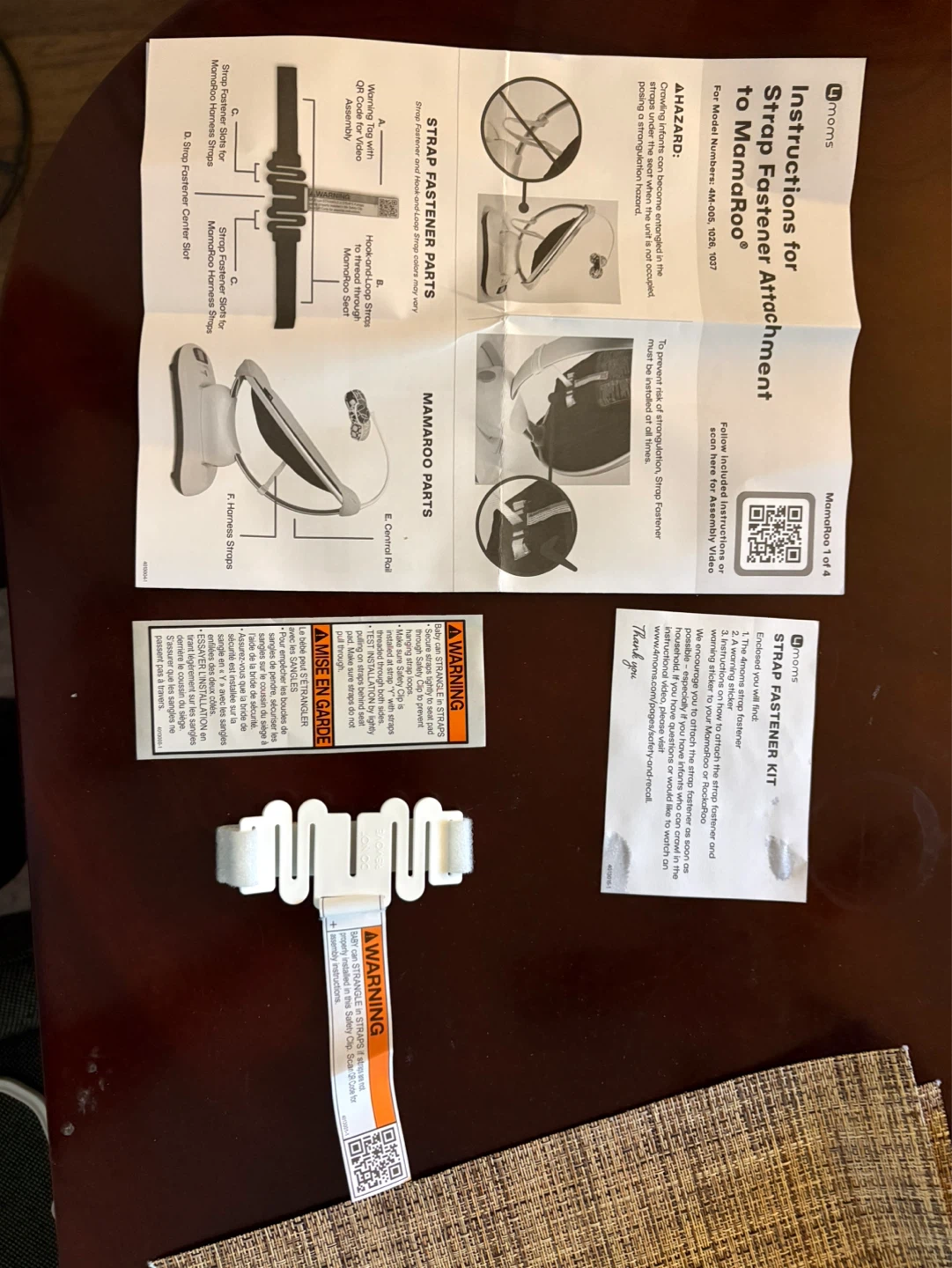 4moms MamaRoo Baby Swing 4M-005-00 with remedy fastener - photo 3