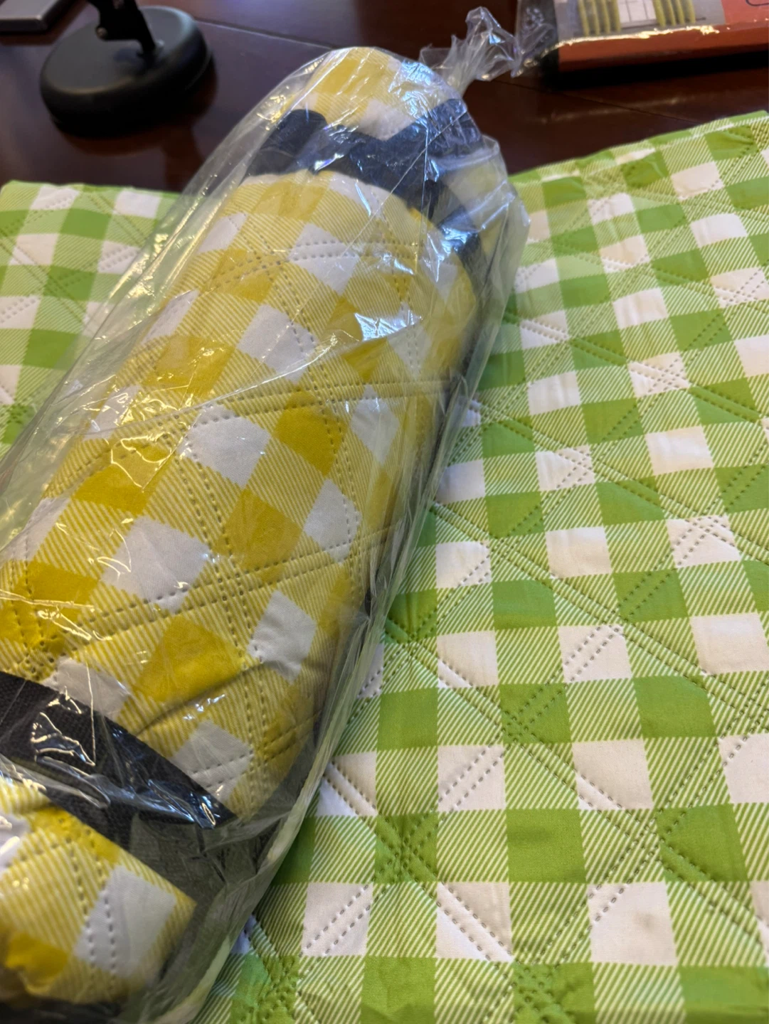 New Outdoor Quilted Gingham Picnic Blanket waterproof - photo 2