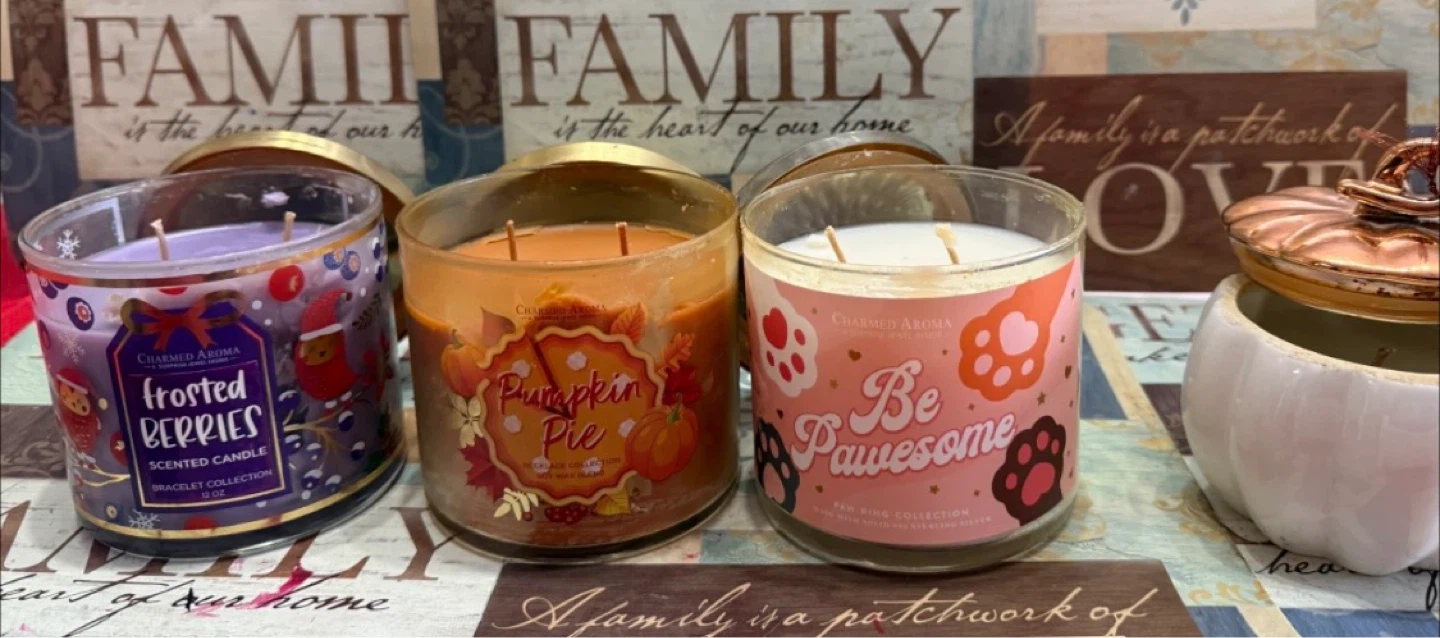 ⚽ Charmed Aroma Candles assorted scents