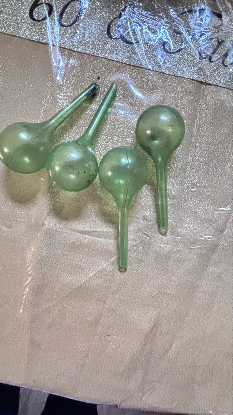 ⚽ Set of 4 Clear Bulb Plant Waterers - photo 2
