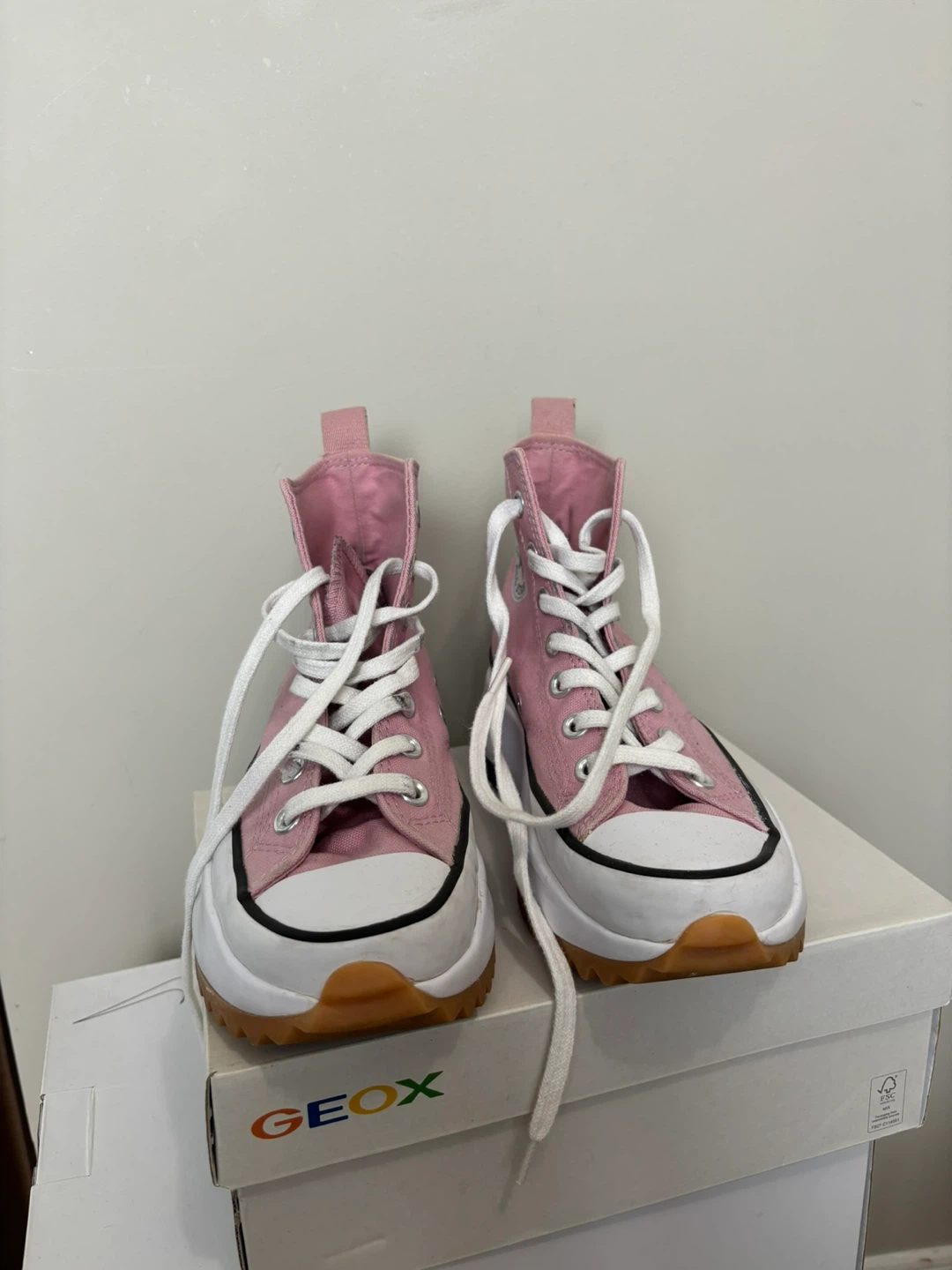 Converse Chuck Taylor All Star Platform High Top Pink Sneakers