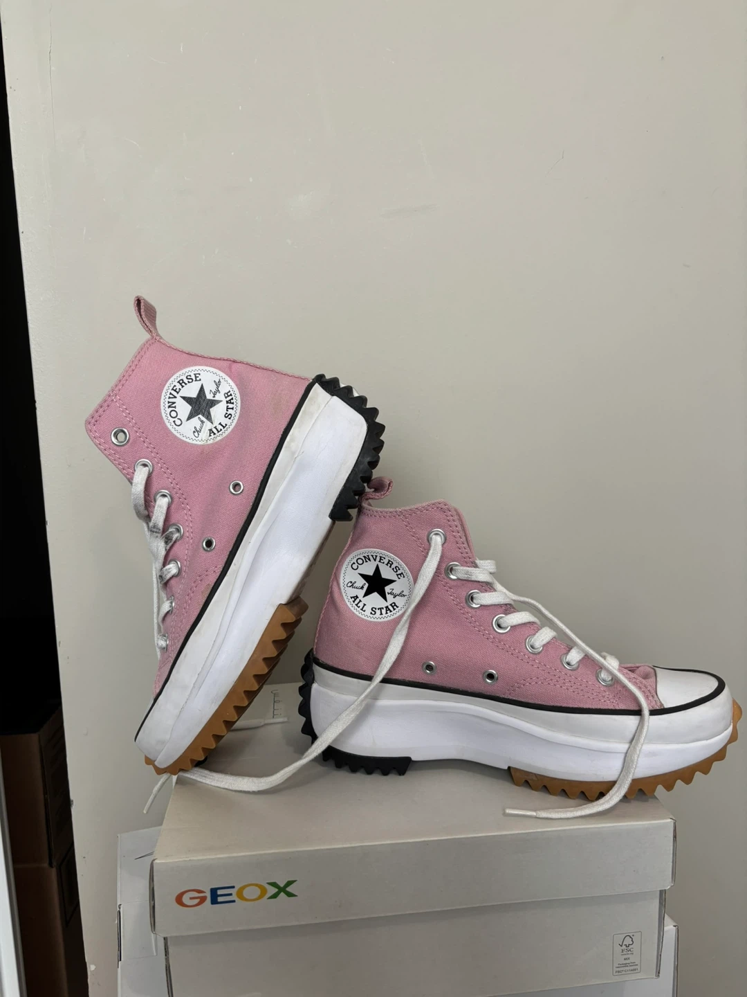 Converse Chuck Taylor All Star Platform High Top Pink Sneakers - photo 2