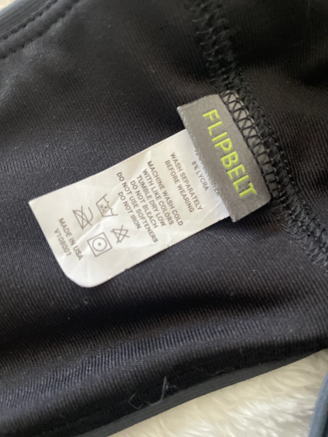 ⚽️ FlipBelt Black X-Small Running Belt - photo 2