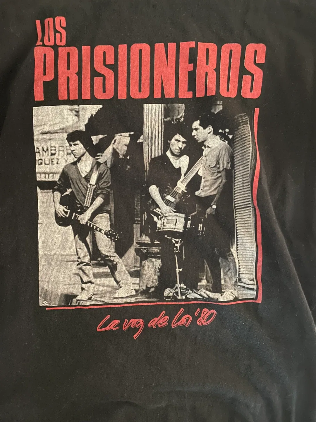 Los Prisioneros La Voz de los '80 T-Shirt - photo 2