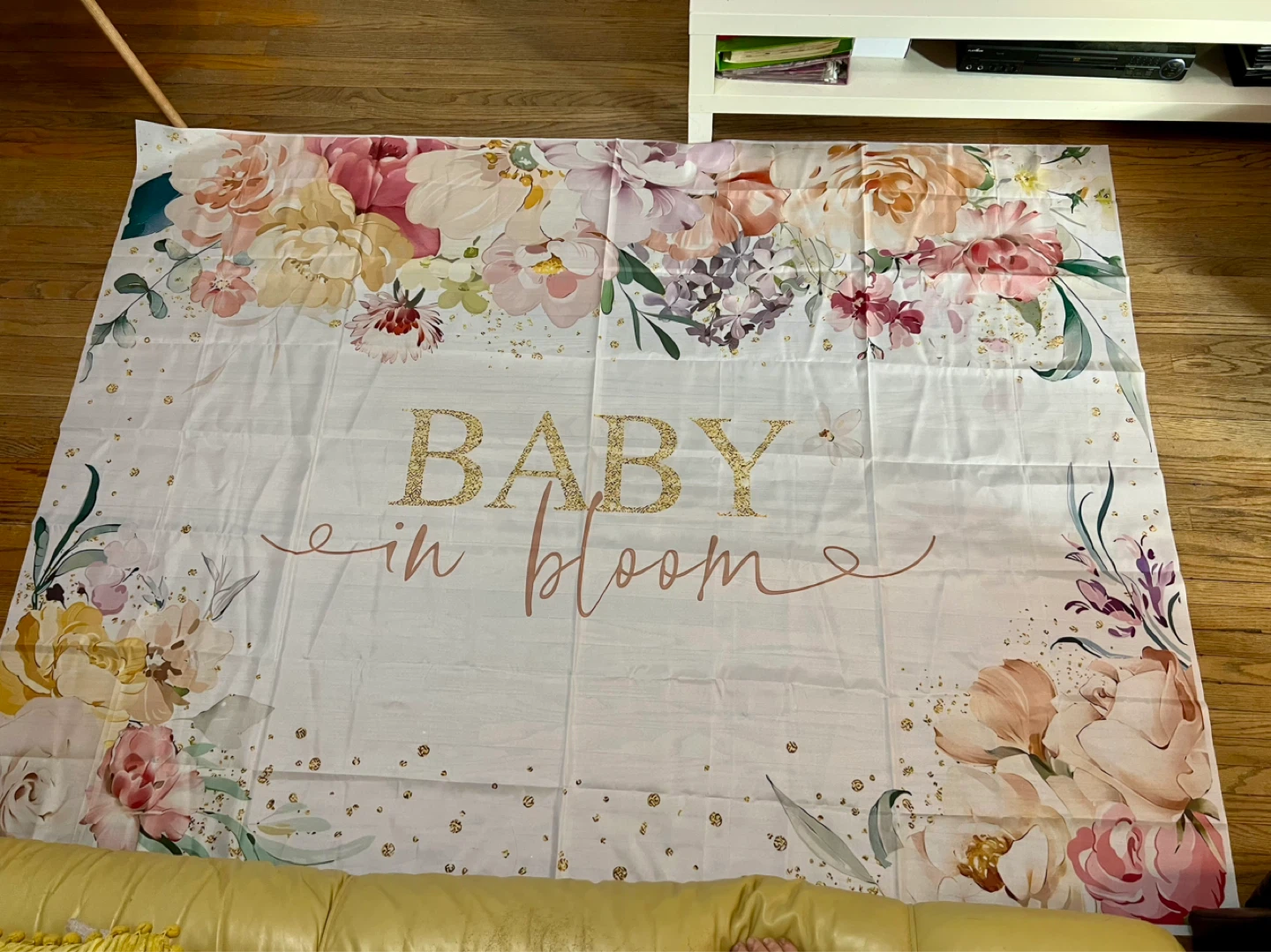 ⚽ Baby in Bloom Backdrop Banner