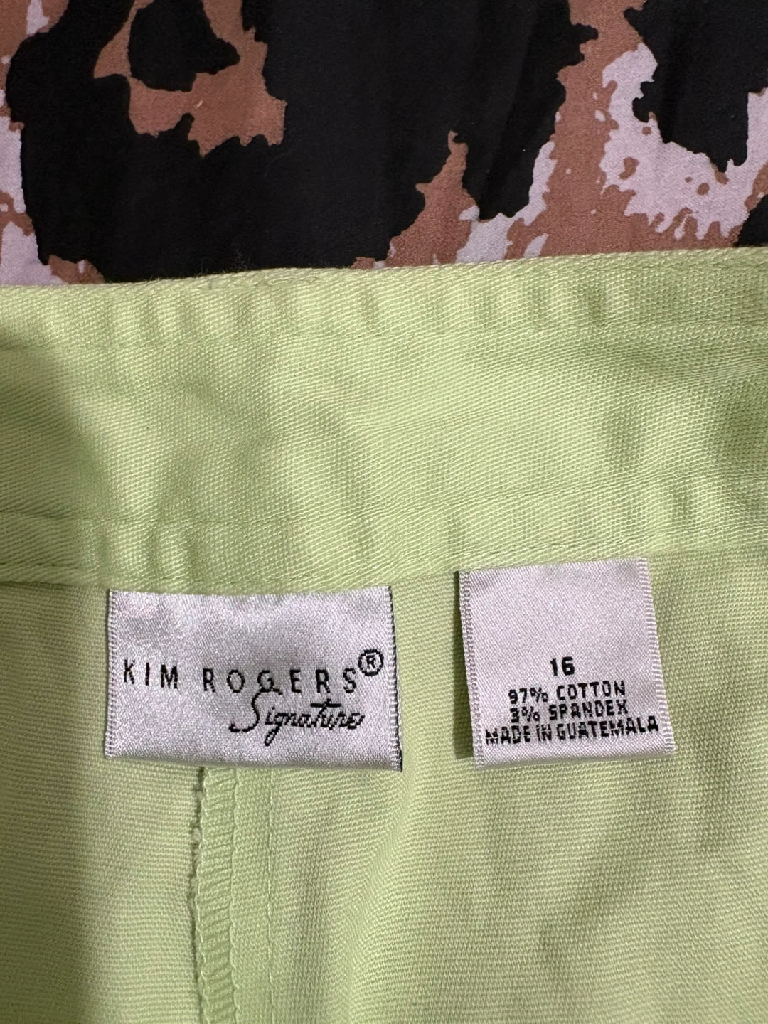 Kim Rogers Signature Women's Cargo Pants Size 16 - photo 5