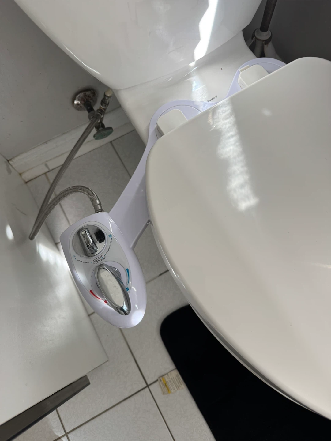 White Bidet Attachment