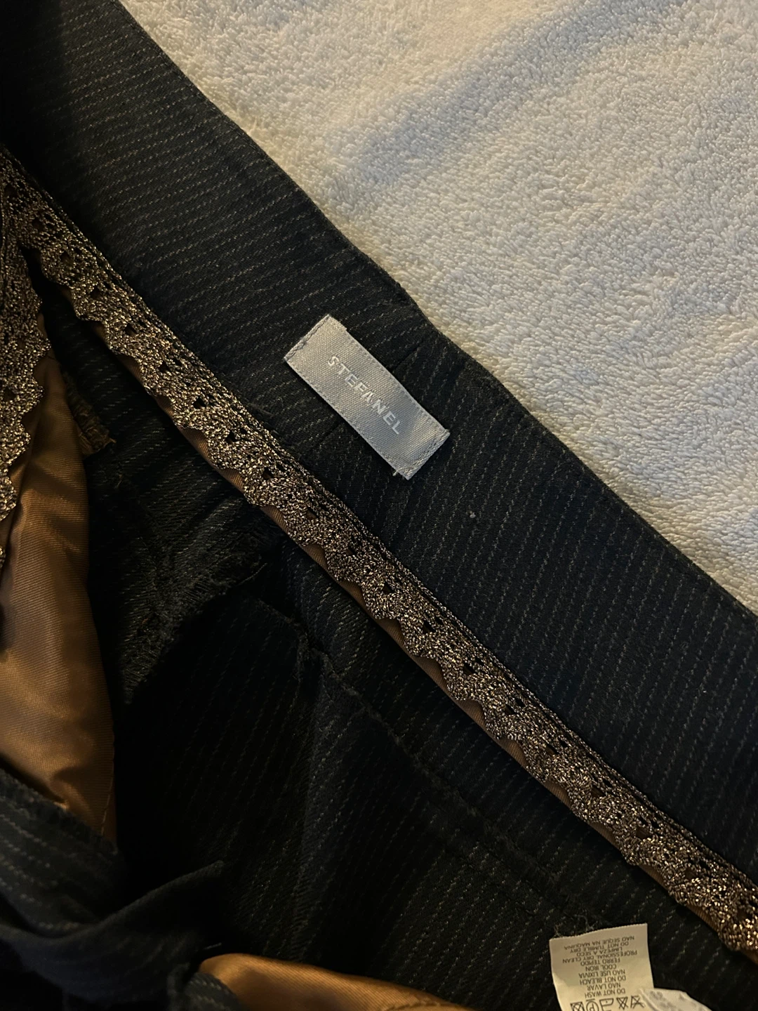 Stefanel Pinstripe Dress Pants - photo 4