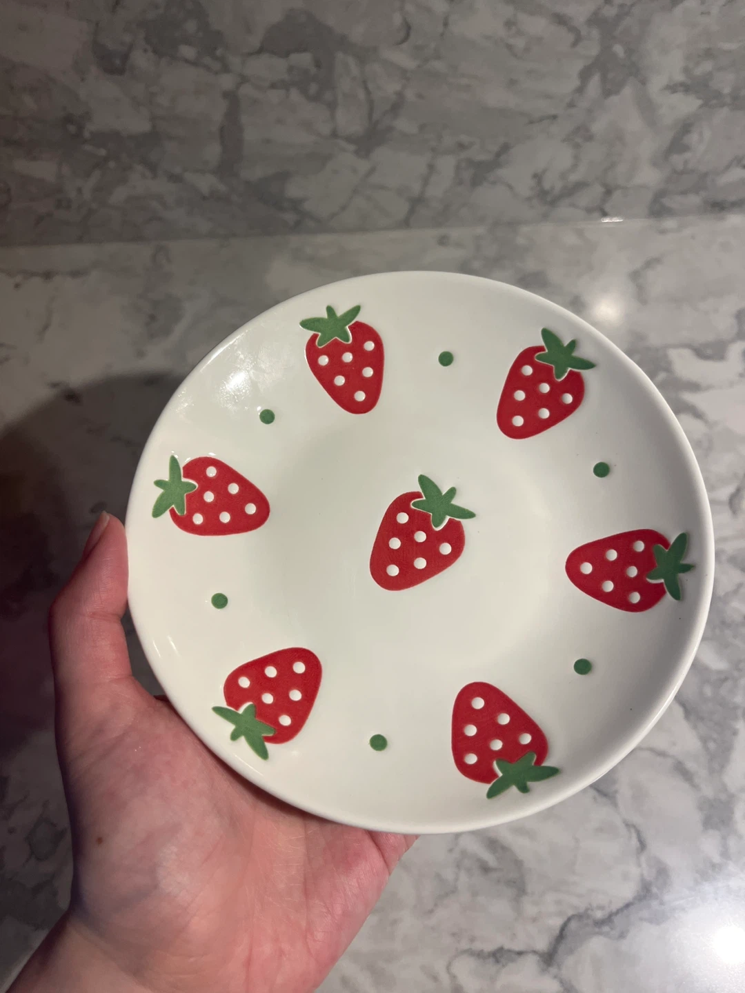 Cute Strawberry Small Plate - set of 4