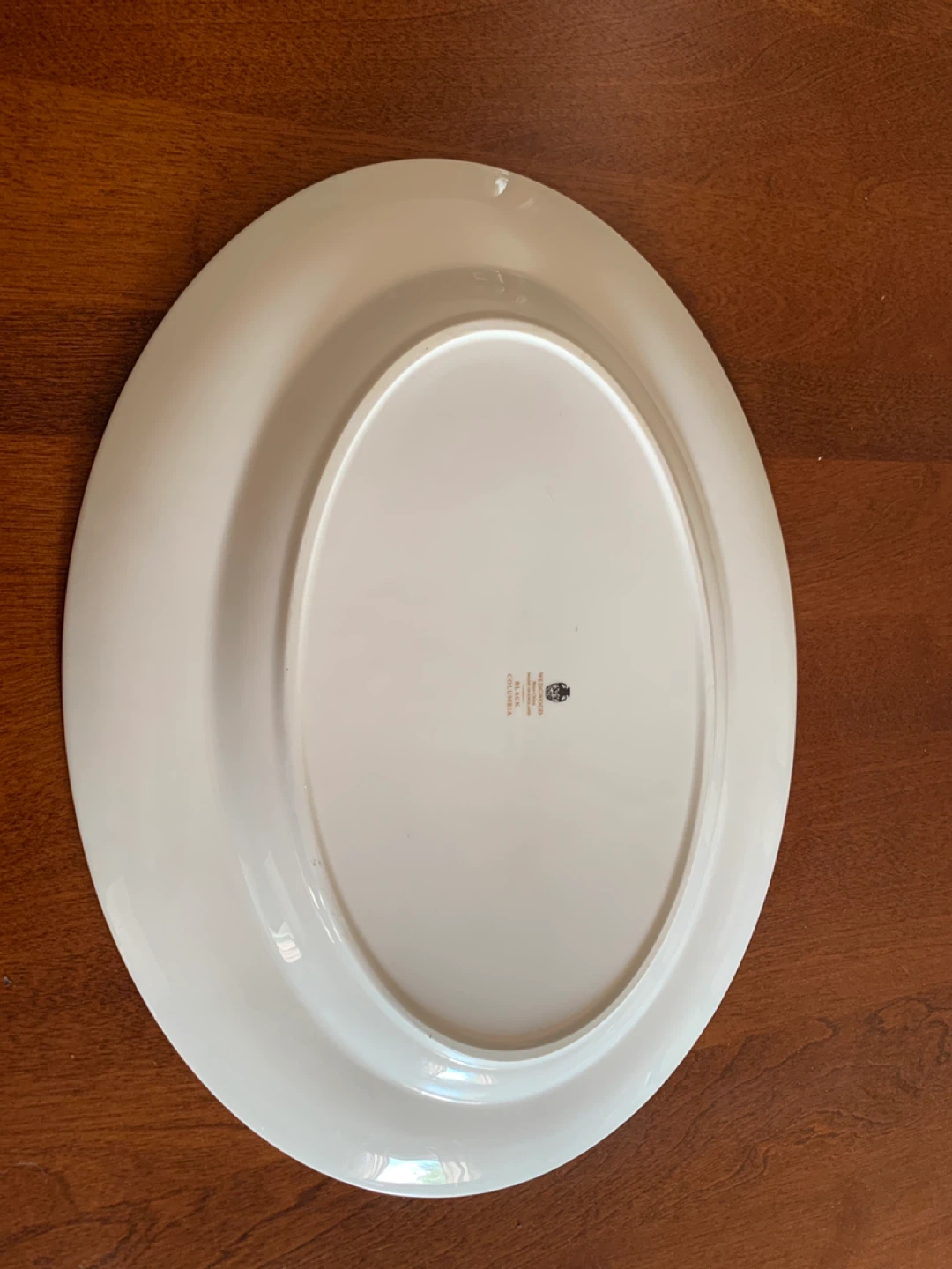⚽ Wedgwood Black Columbia Oval Serving Platter - photo 3