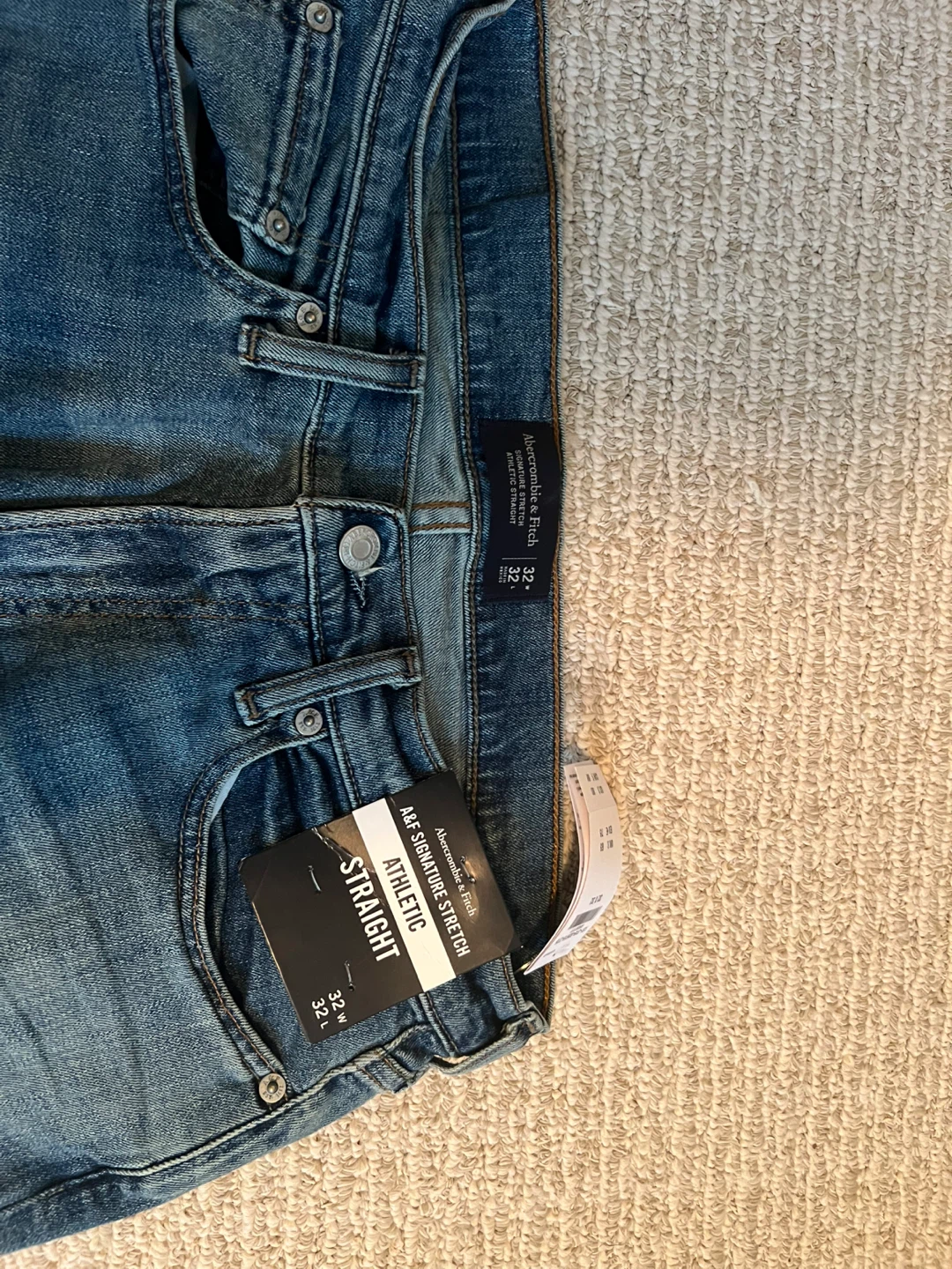 Abercrombie & Fitch Athletic Straight Jeans - 32W x 32L - photo 2