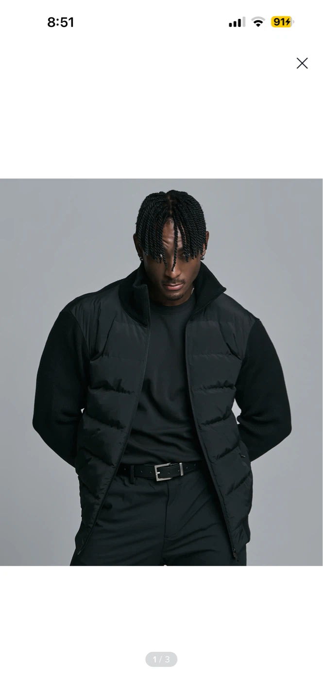 Knit Sleeves puffer