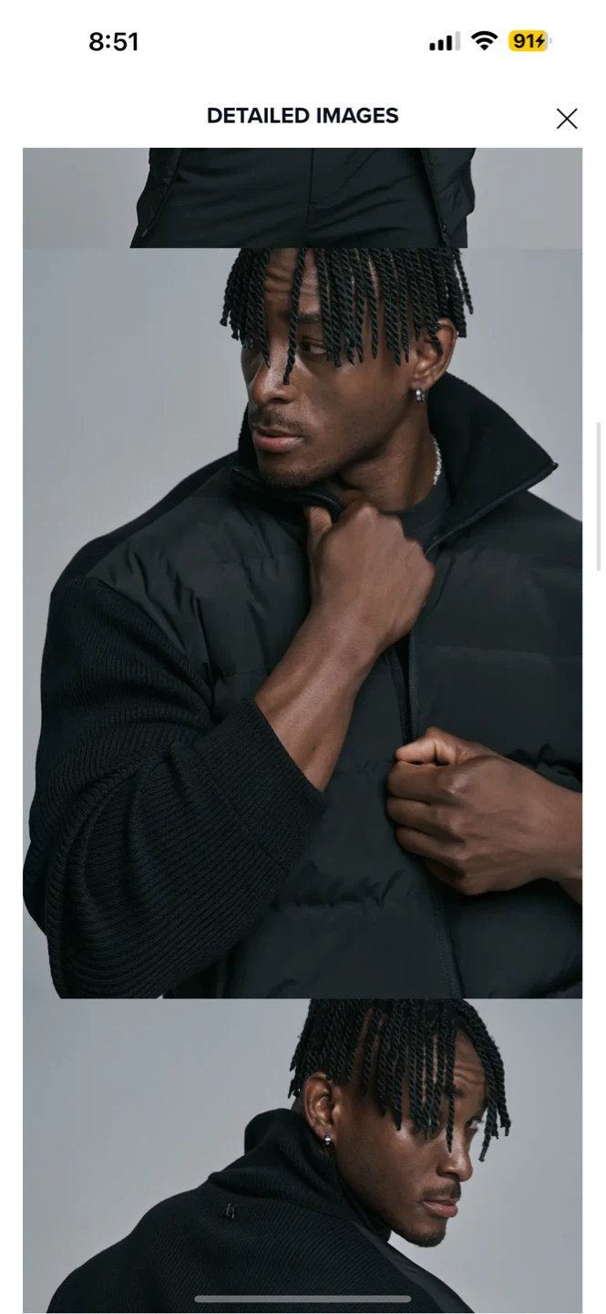 Knit Sleeves puffer - photo 4