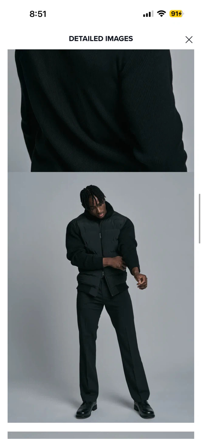 Knit Sleeves puffer - photo 5