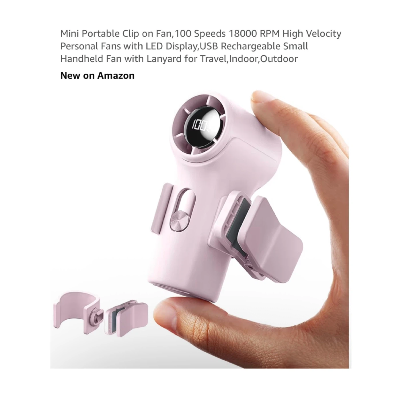 Brand new Mini Portable Clip on Fan