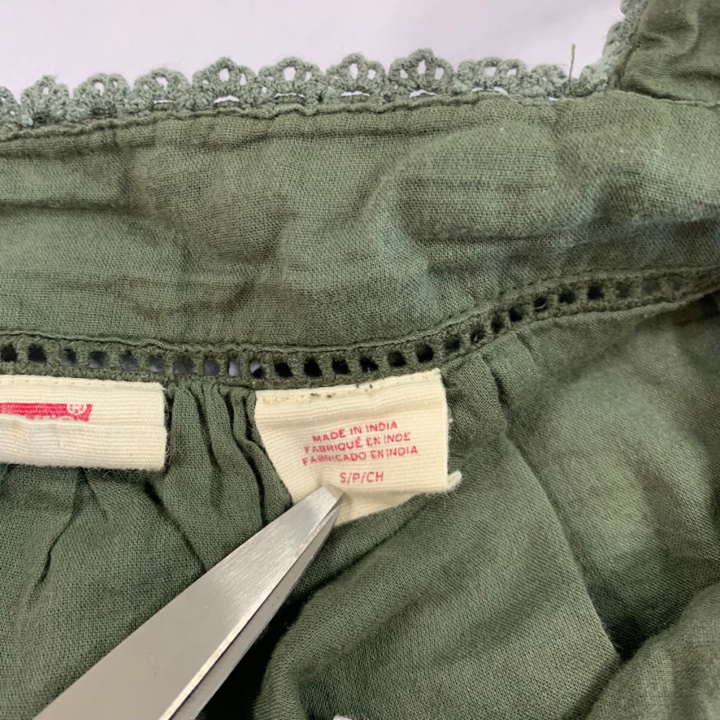 ⚽️ Levi's Green Tank Top Size S - photo 4
