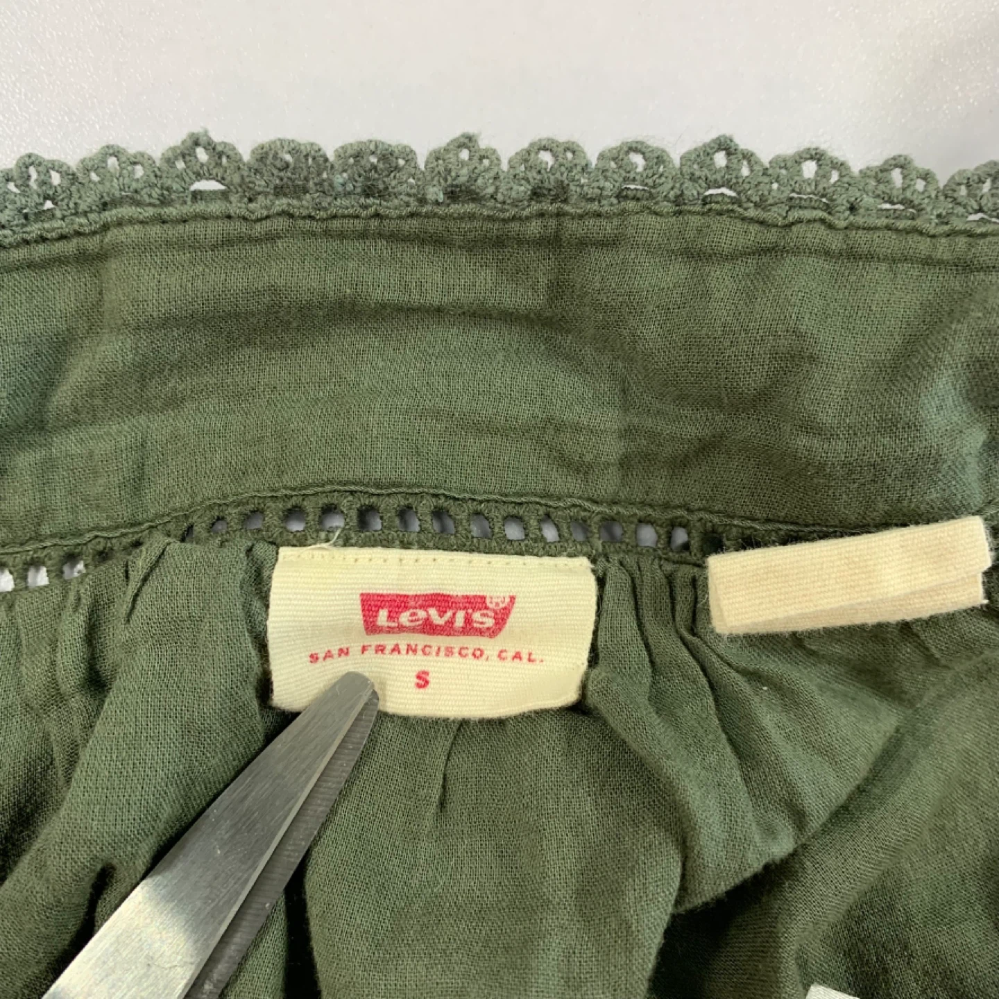 ⚽️ Levi's Green Tank Top Size S - photo 3