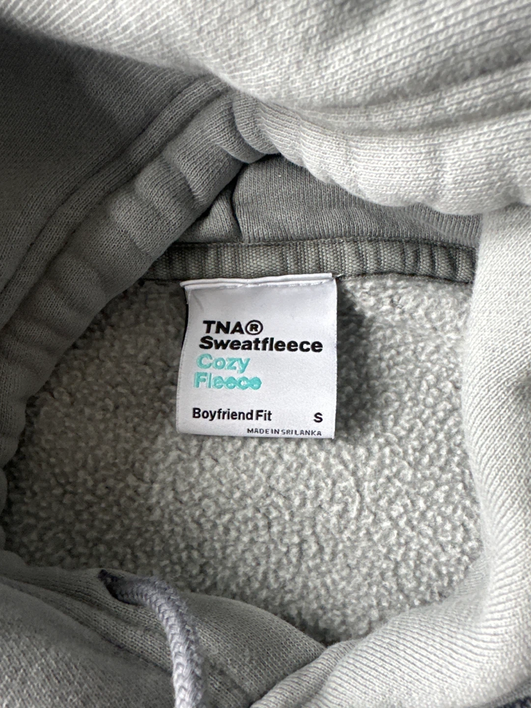 ARITZIA-TNA Cozy Fleece Boyfriend Fit Hoodie Size S - photo 3