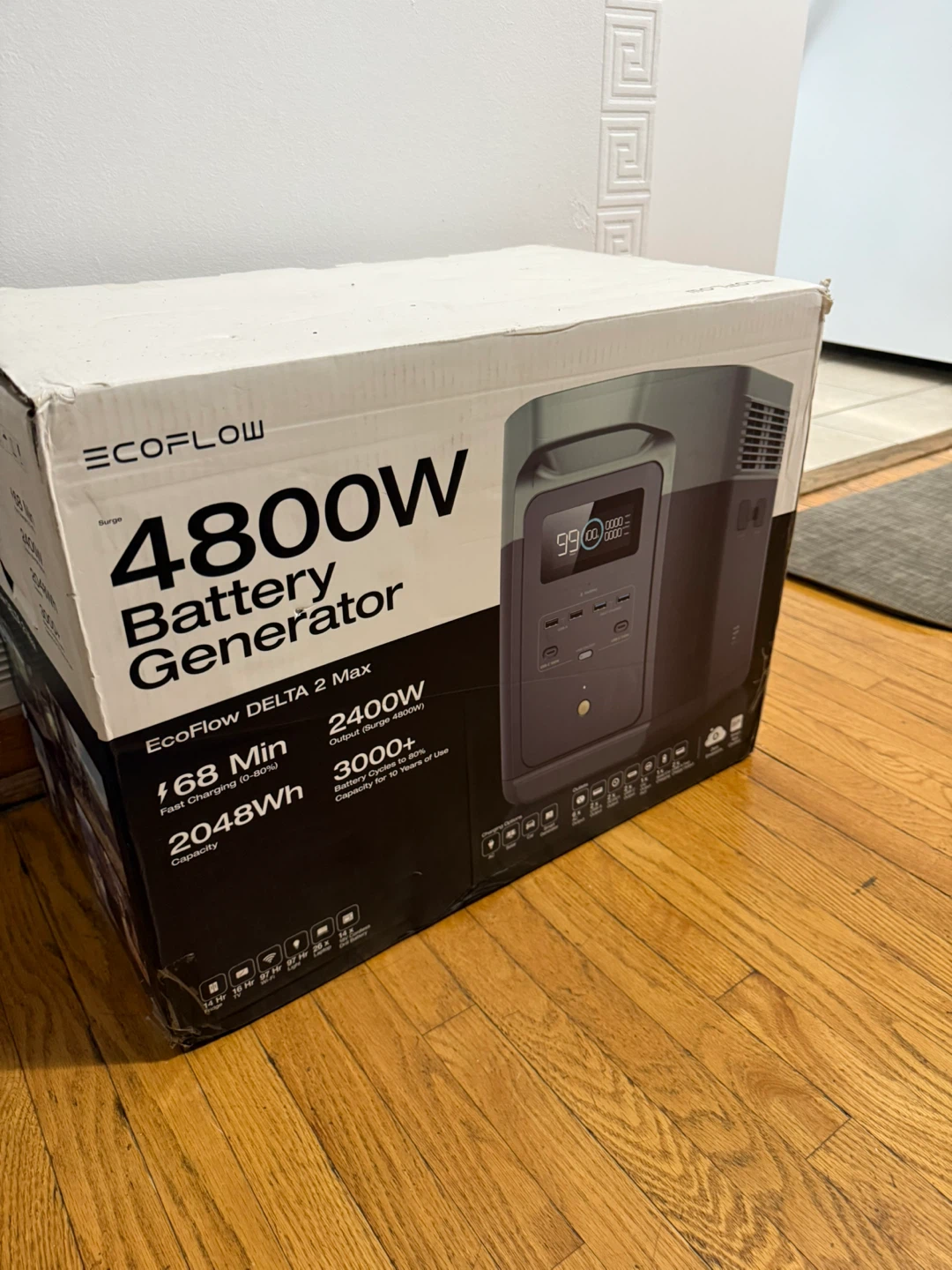 EcoFlow 4800W Battery Generator DELTA 2 Max