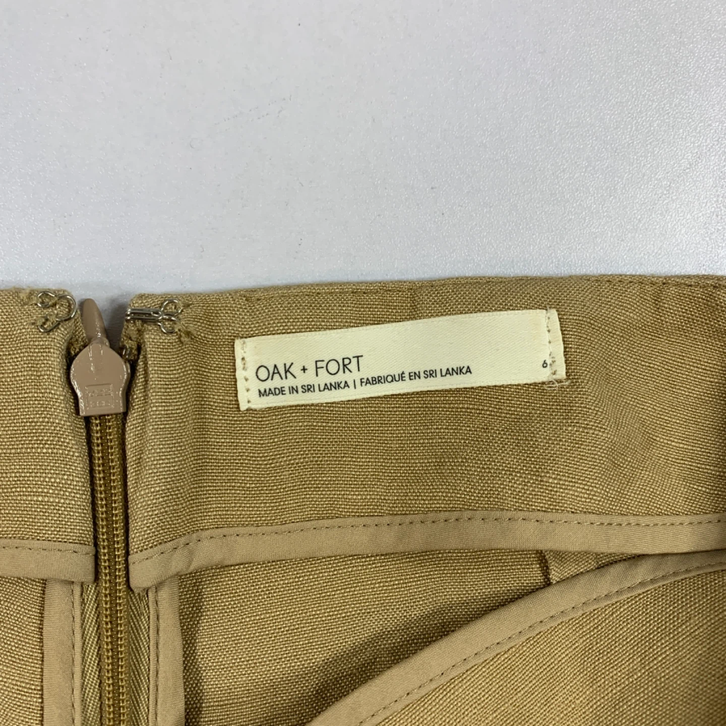 ⚽️ OAK + FORT Linen Blend Pants - photo 3