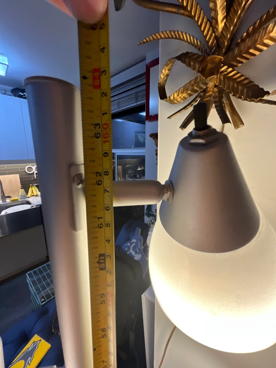 ⚽ Silver Floor Lamp with 3 Lights - photo 4
