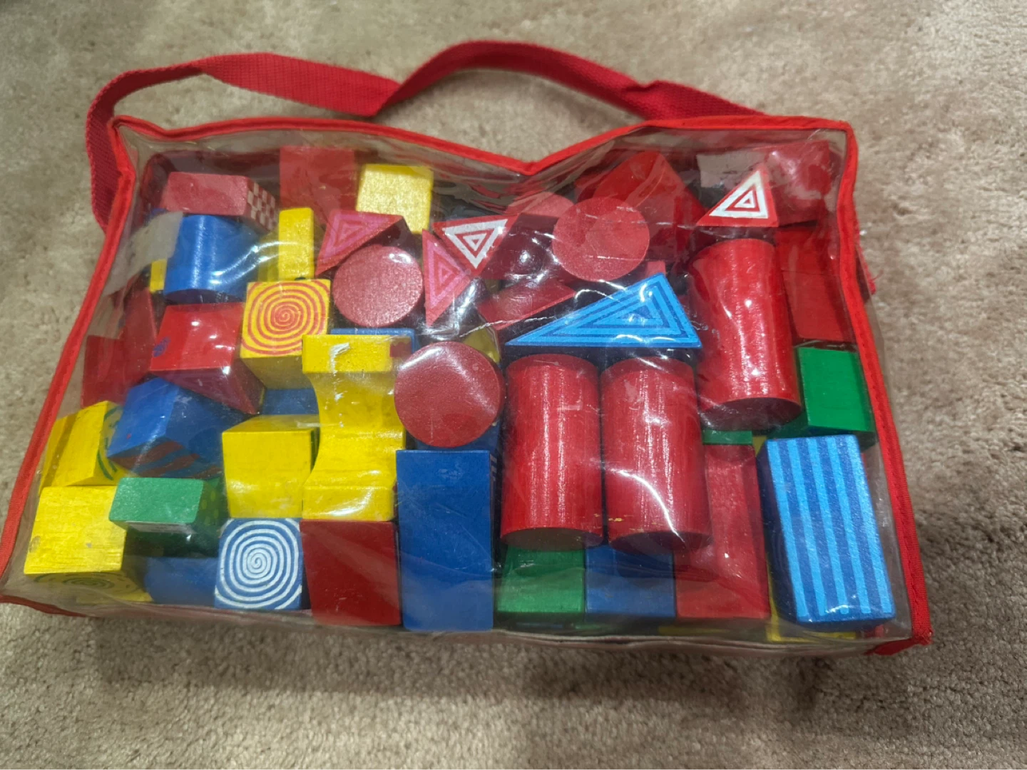 Wooden Building Blocks Bag - photo 2