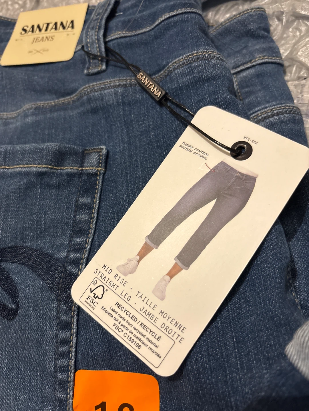 Santana Jeans Mid Rise Straight Leg Jeans - photo 2