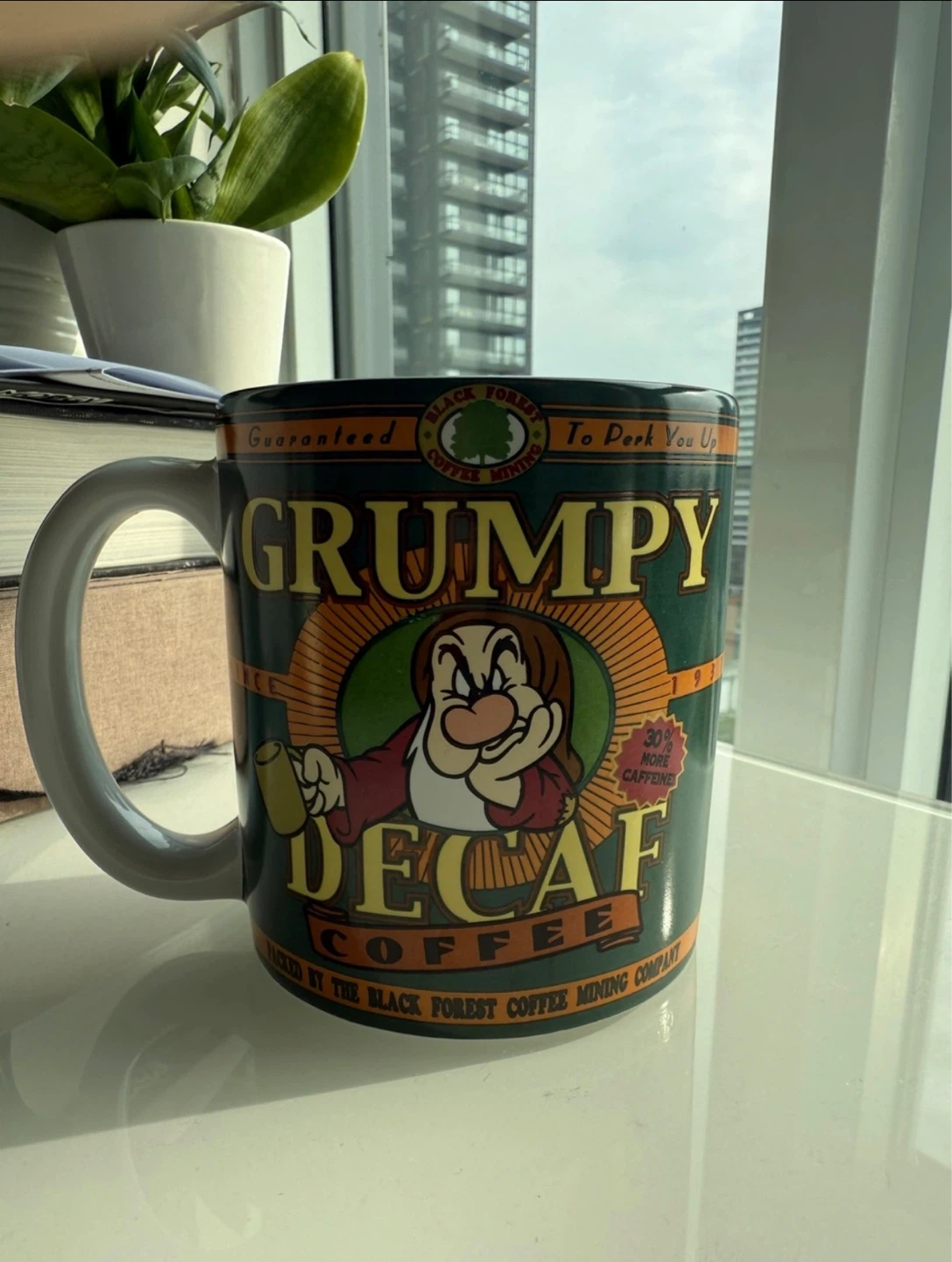 ⚽️Authentic collector Disney Grumpy Decaf Coffee Mug