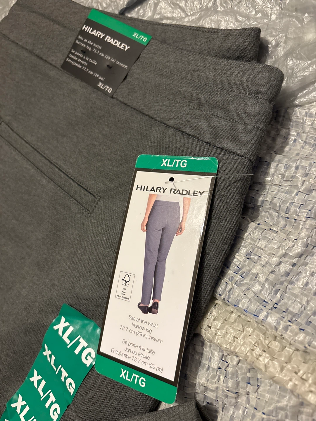 HILARY RADLEY Women's Pants XL/TG Grey - photo 3