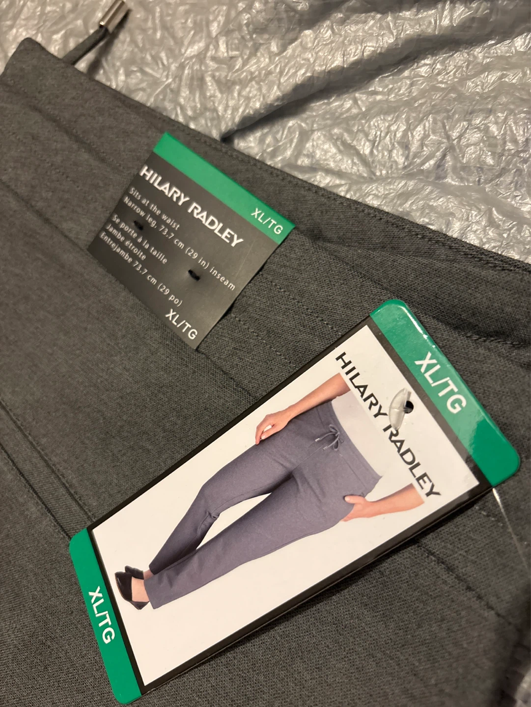 HILARY RADLEY Women's Pants XL/TG Grey - photo 2