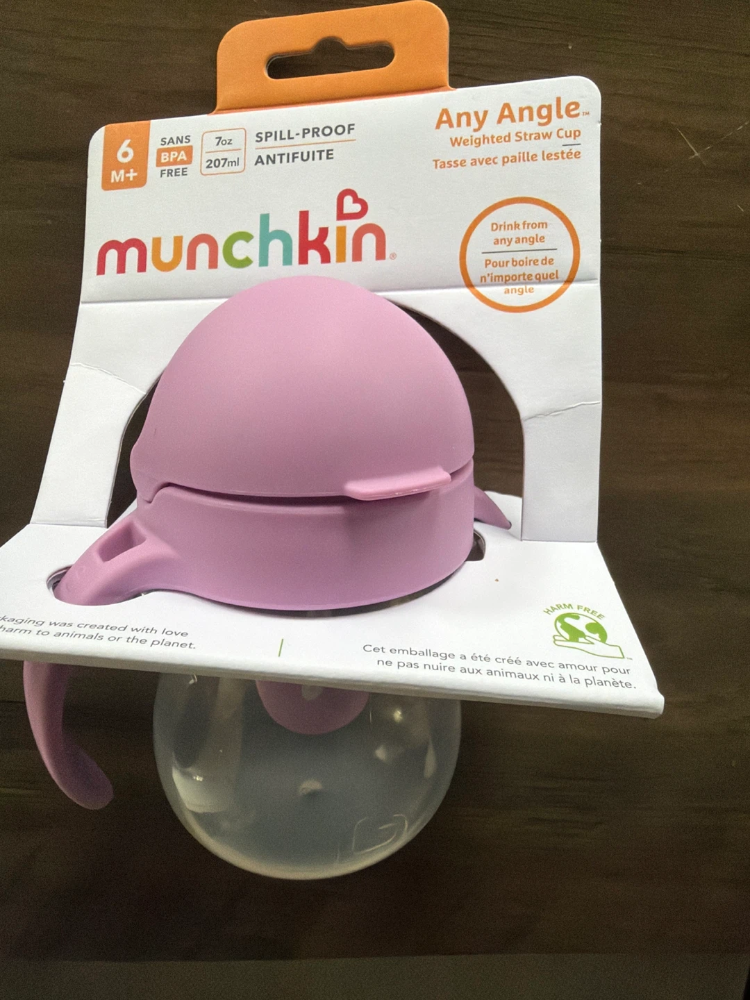 Munchkin Any Angle Weighted Straw Cup 7oz