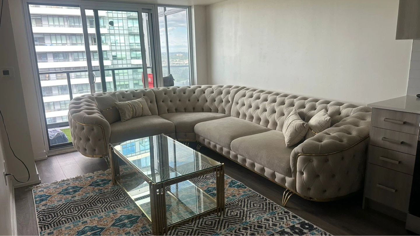 Luxury Turkish Style Sectional Sofa – Like New - photo 2