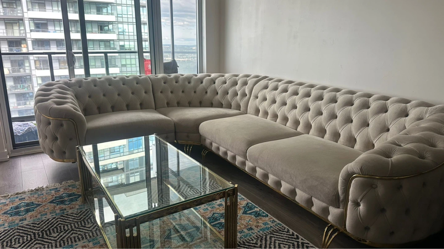 Luxury Turkish Style Sectional Sofa – Like New