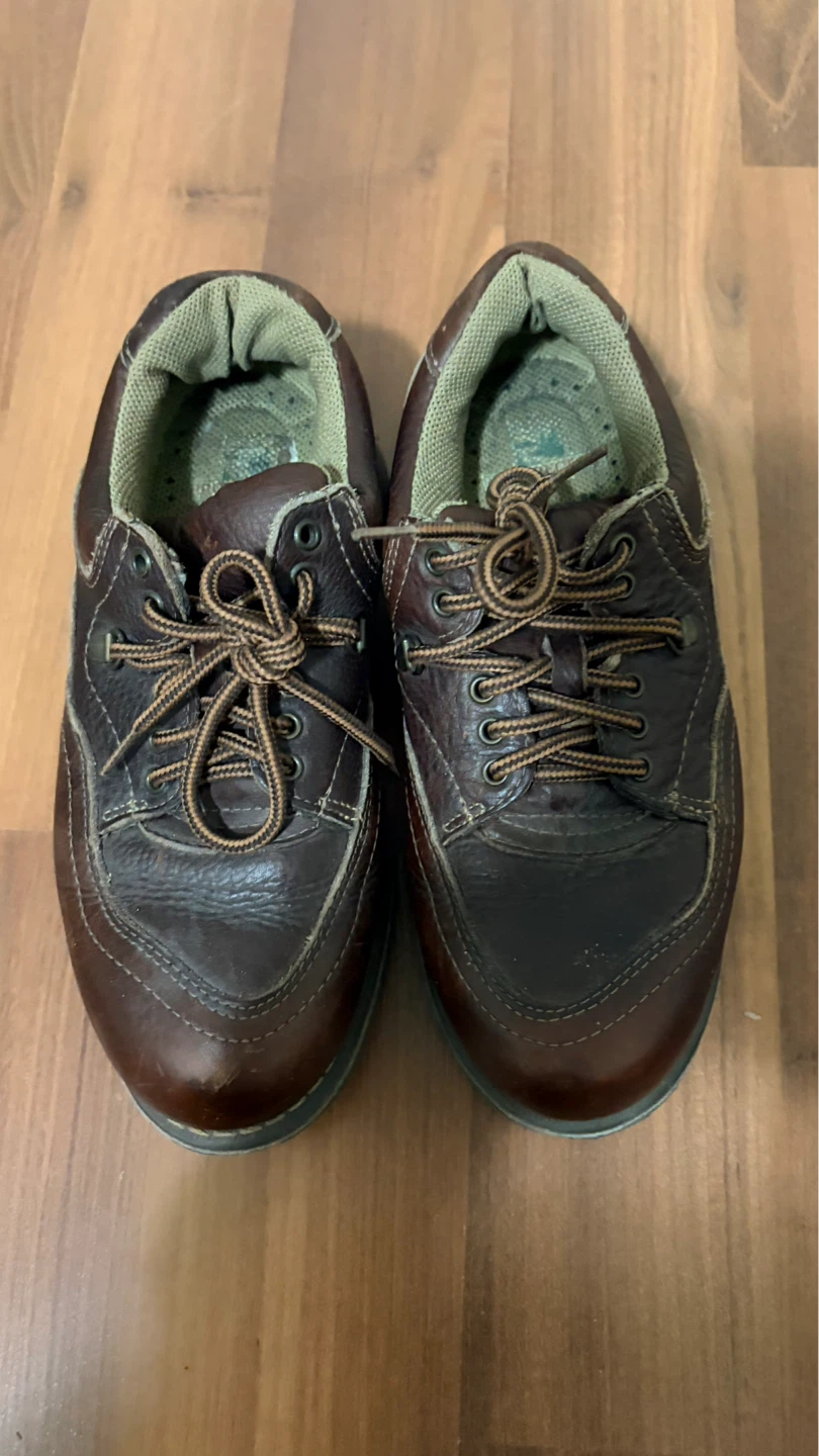 Biowalk Brown Leather Shoes