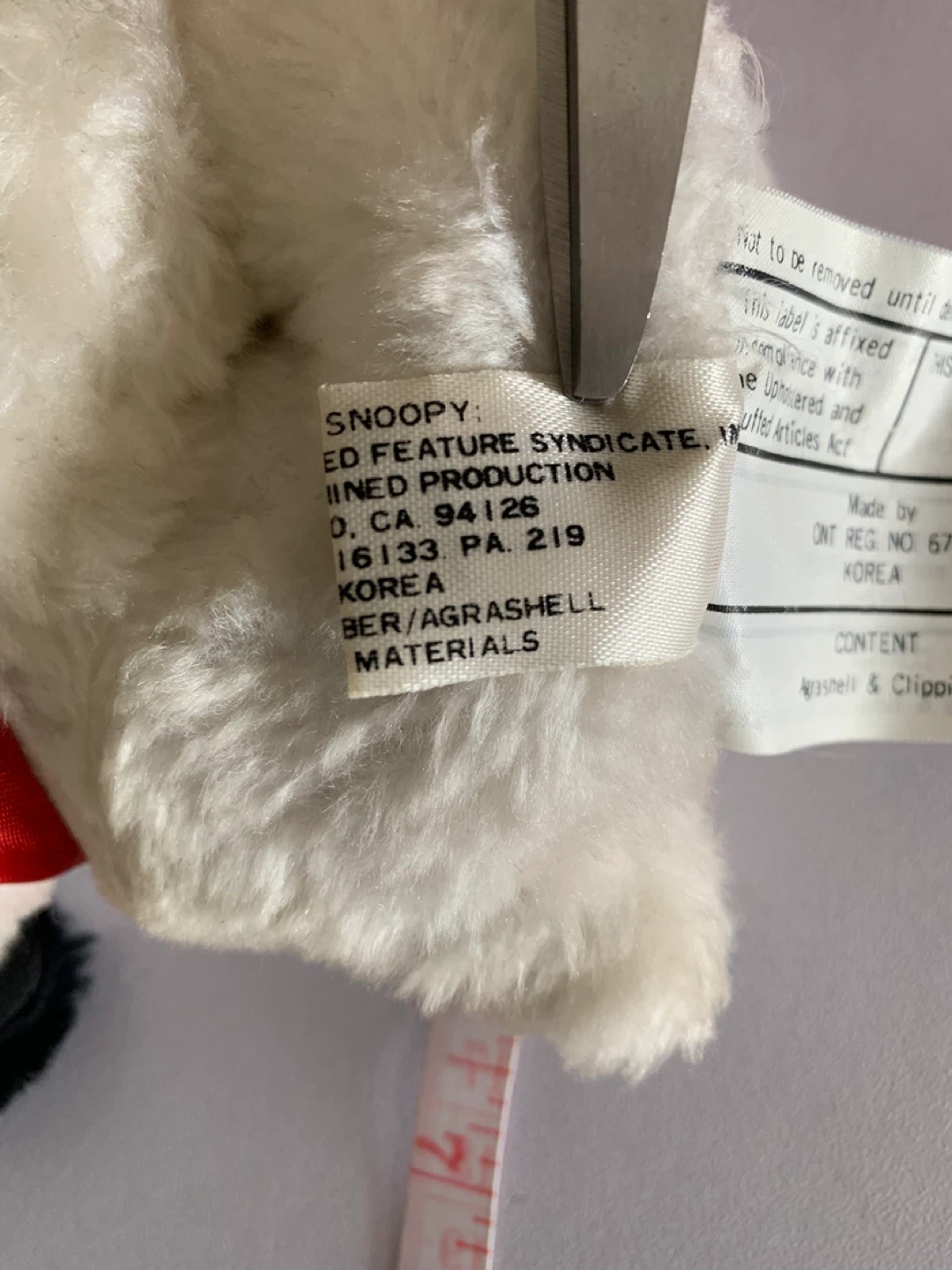 ⚽️ Vintage Snoopy Plush Toy - photo 4