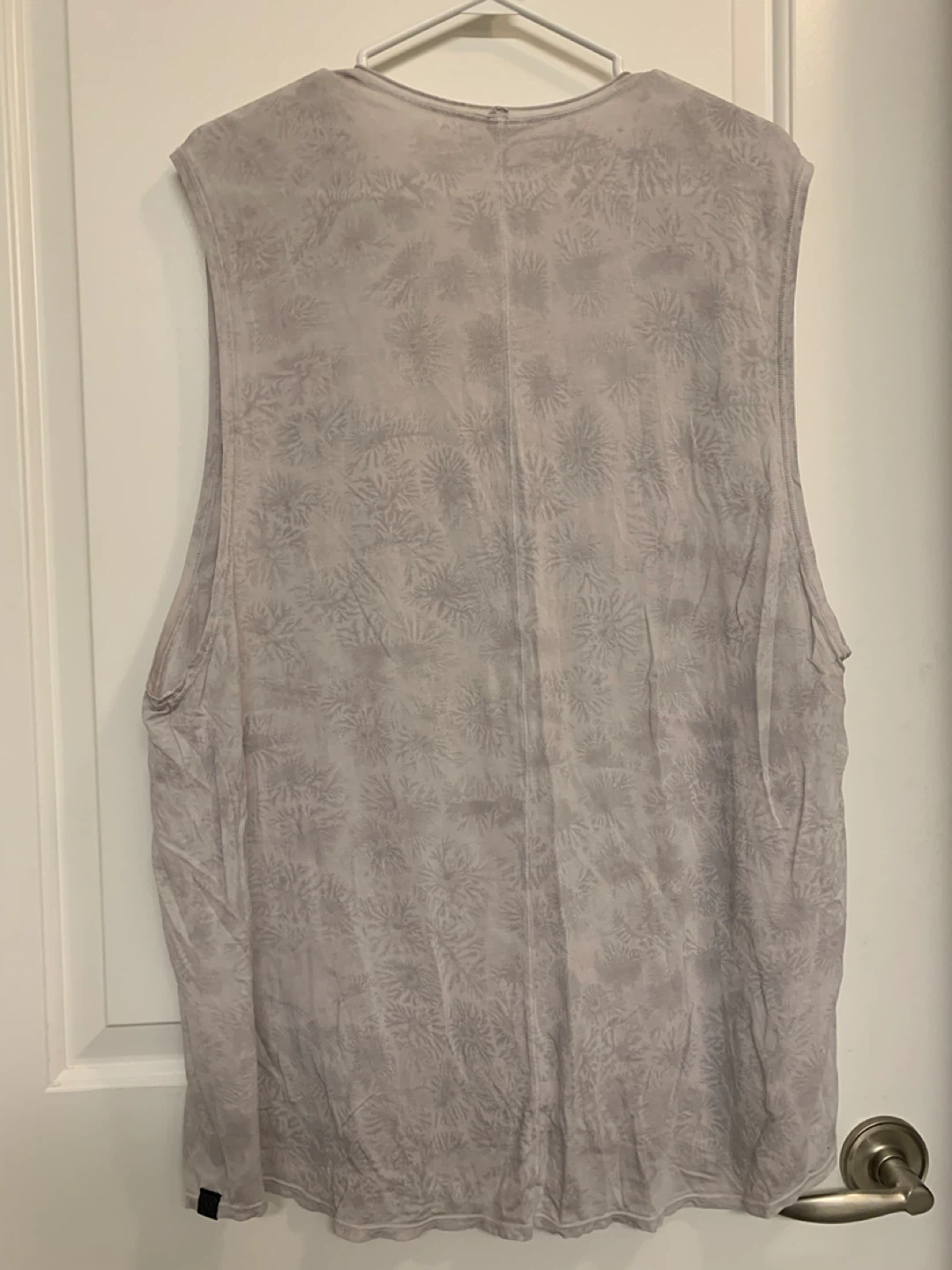 ⚽️ Lululemon Sleeveless Top Tank Grey Floral Print - photo 2
