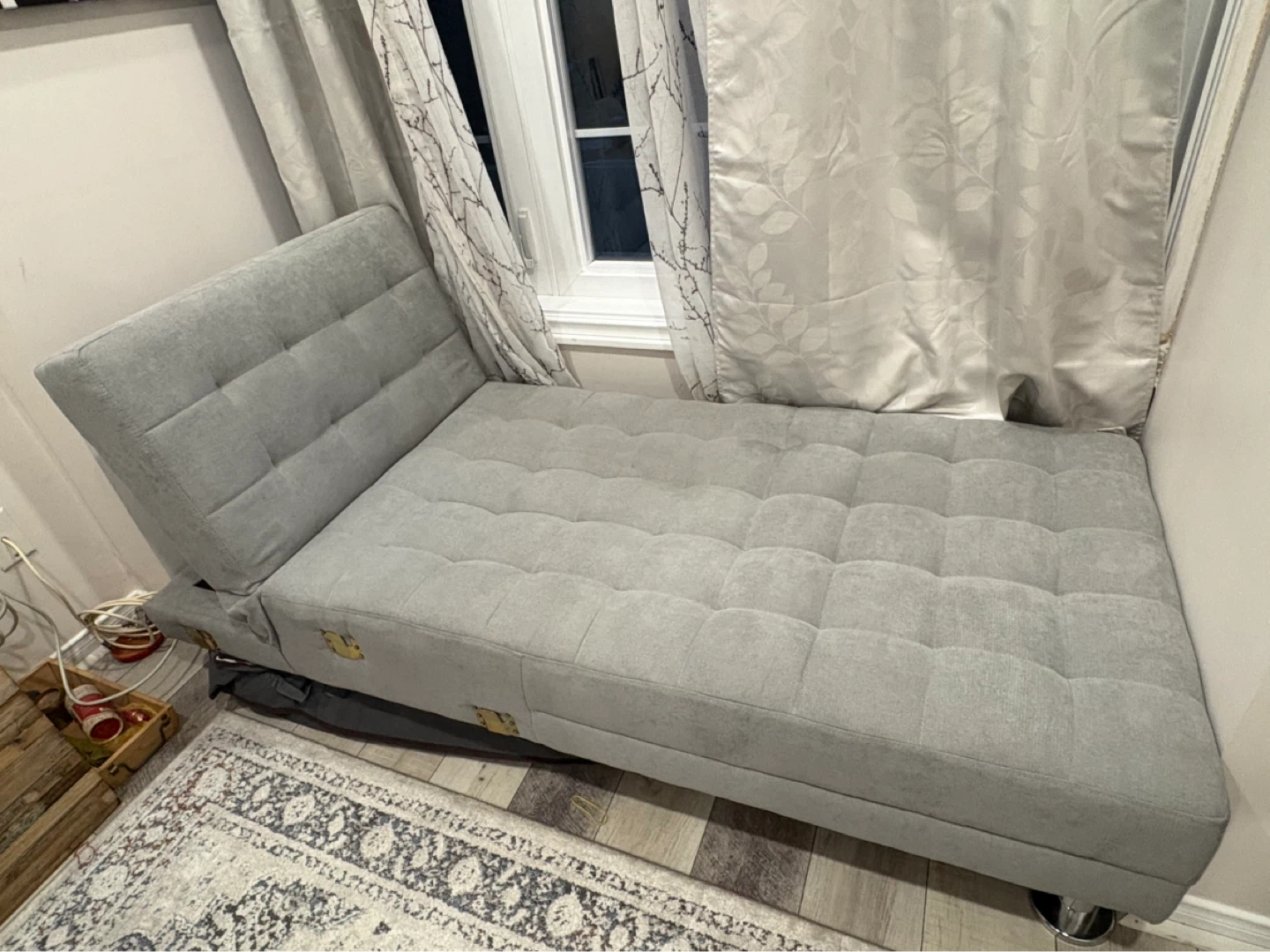 Grey Futon Sofa Bed