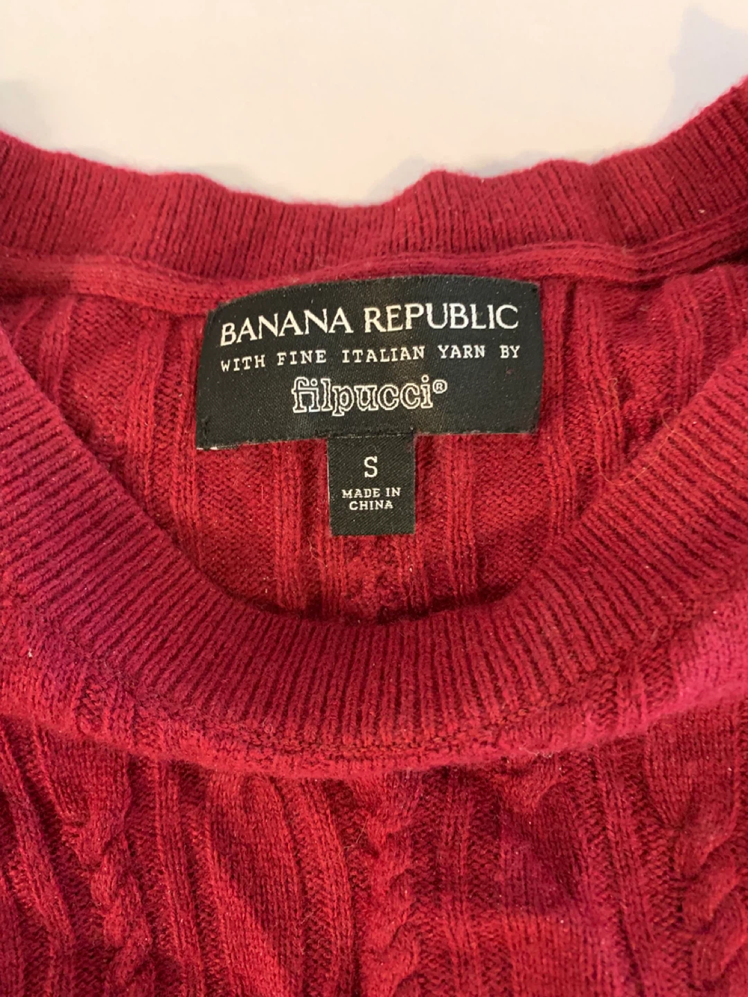 ⚽️ Merino Wool Cashmere Blend Sweater - Size S - photo 2