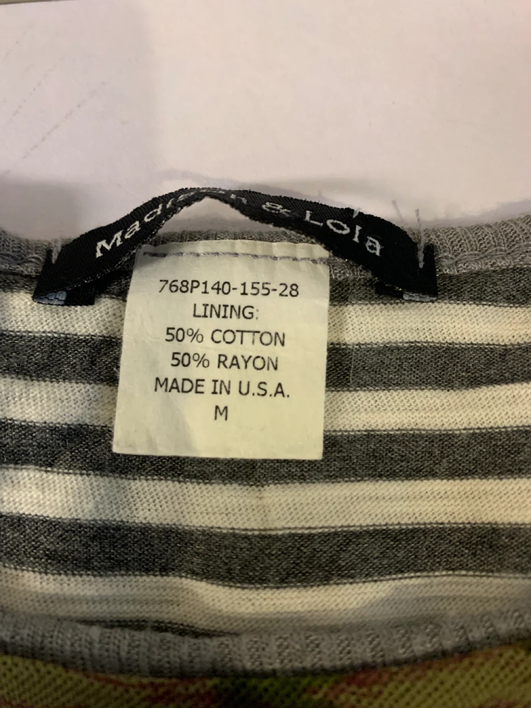 ⚽️ Madison & Lola Women's Floral & Stripe Tunic Top - photo 4