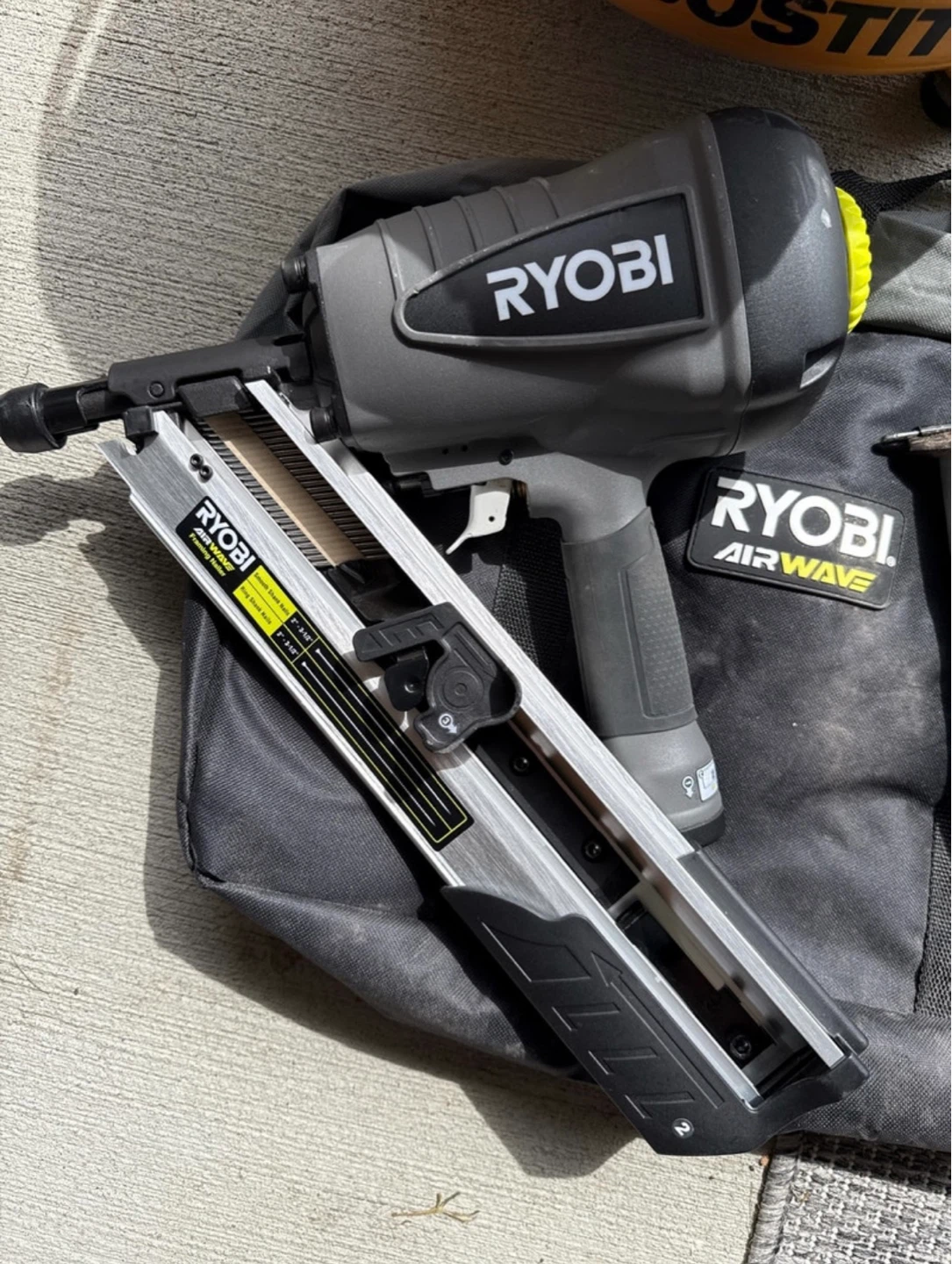 Ryobi Framing Nailer and Campbell Hausfeld Brad Nailer - photo 2