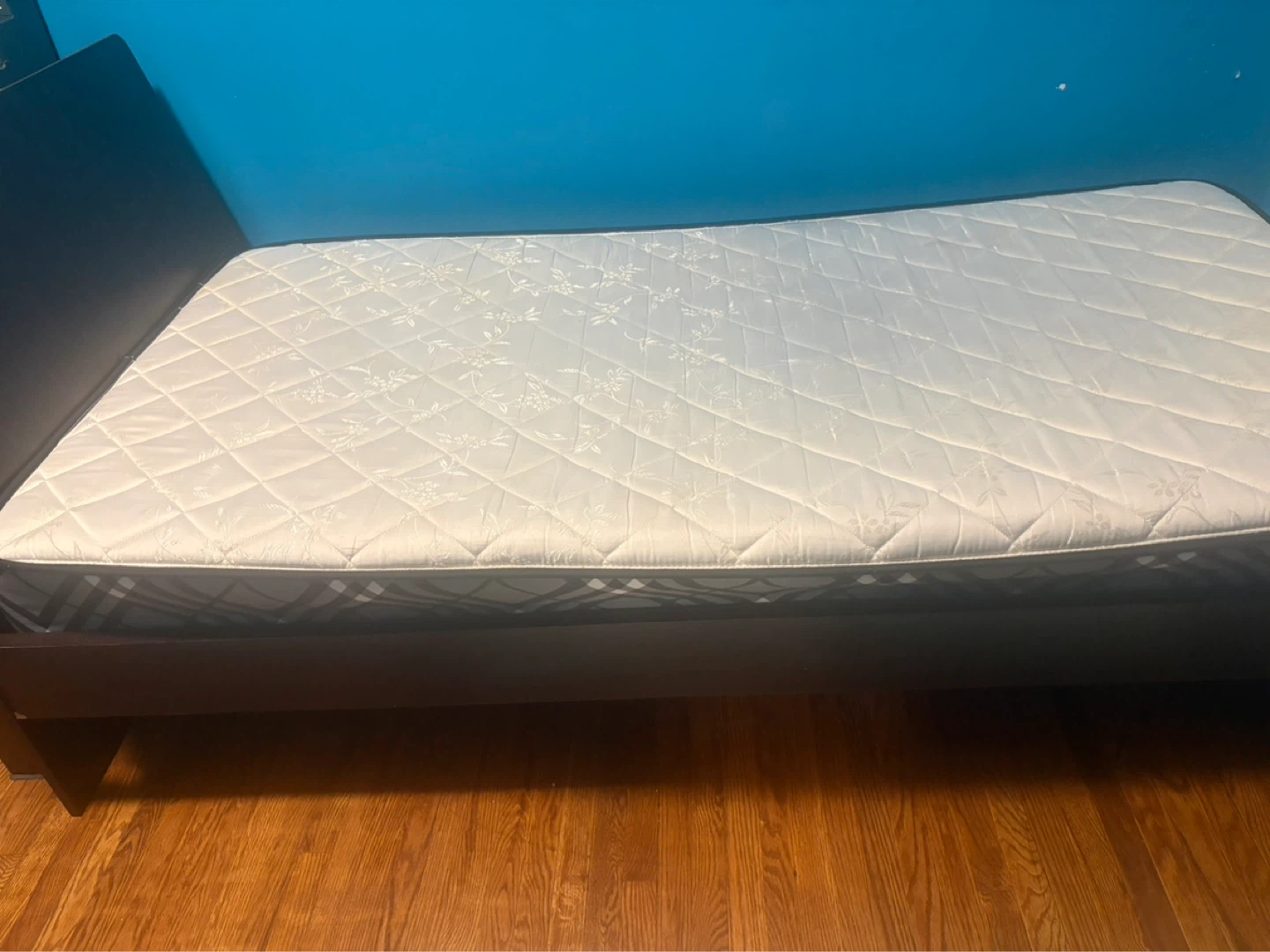 Twin Bed Frame with Mattress
