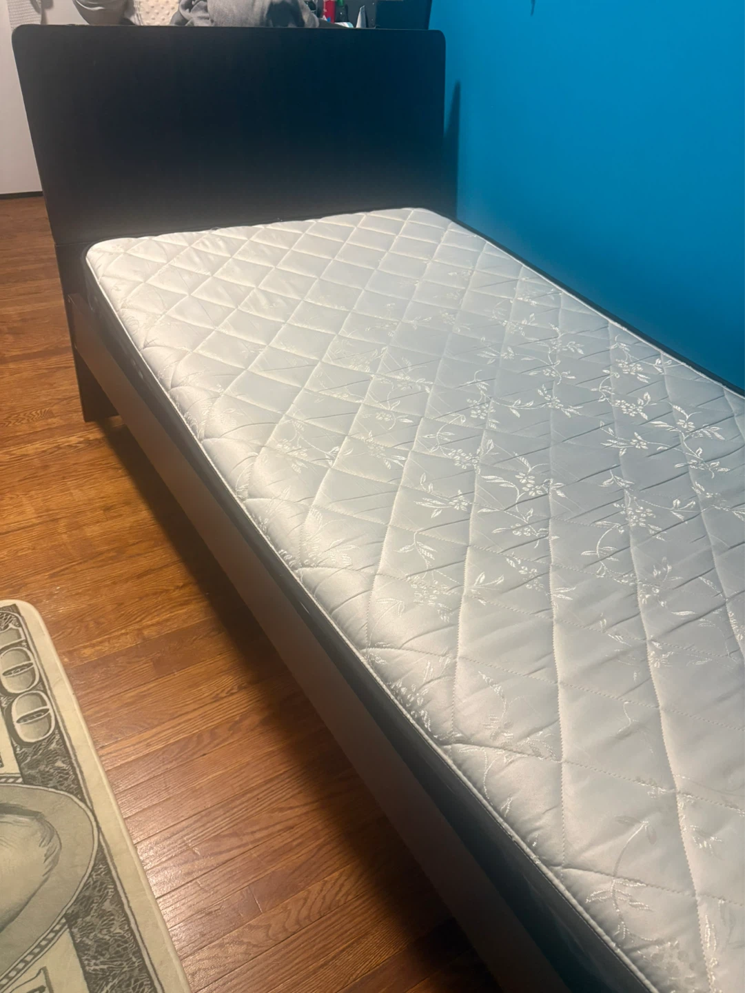 Twin Bed Frame with Mattress - photo 2
