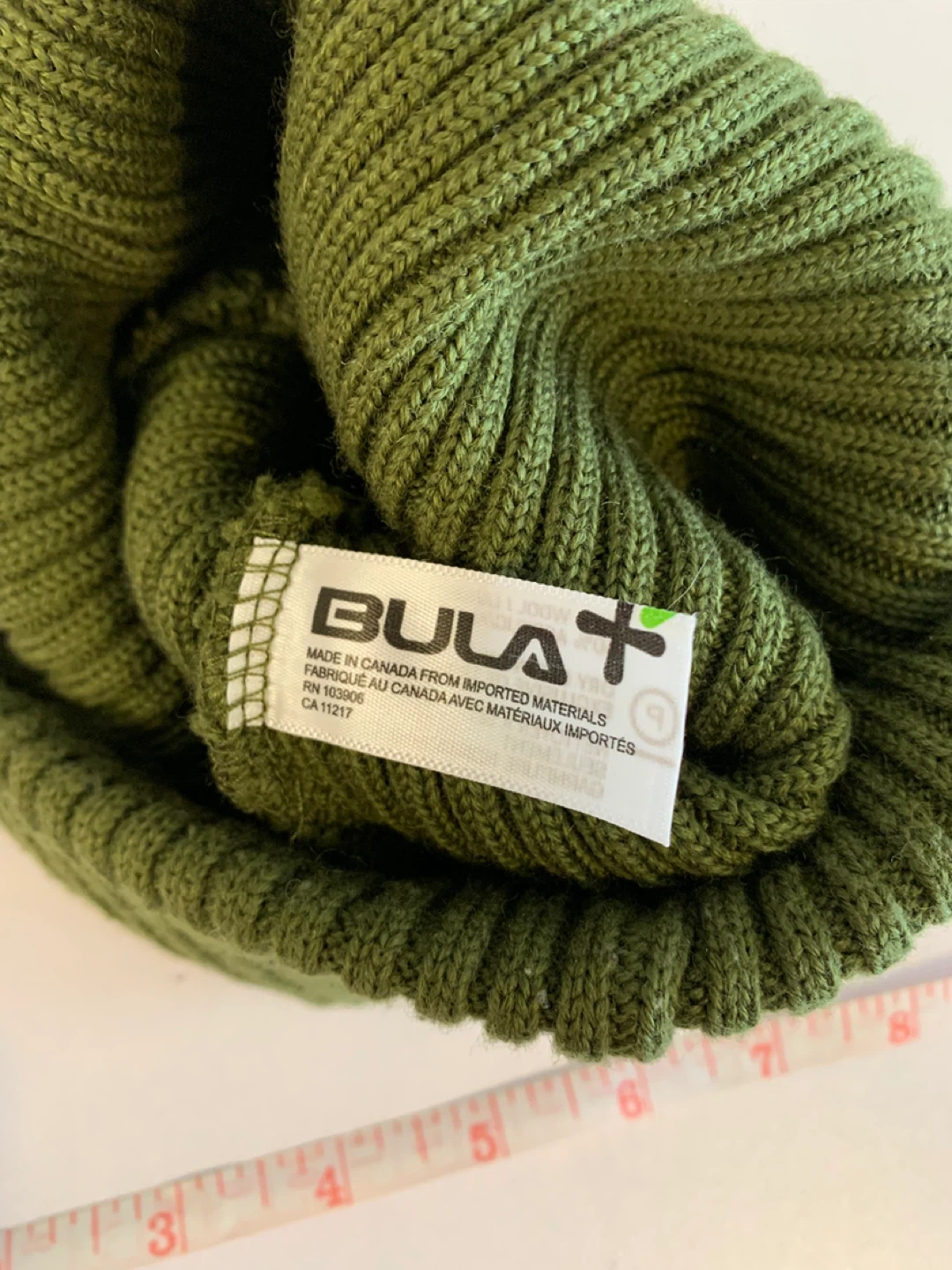 ⚽️ Bula Green Ribbed Knit Beanie - photo 3